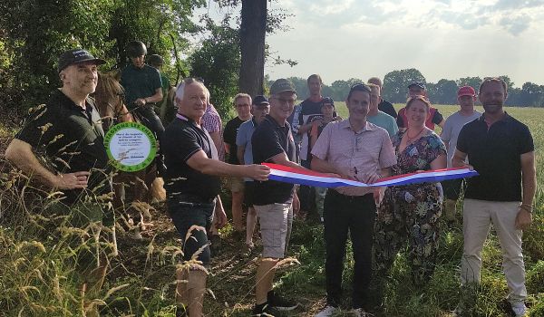 inauguration chemin rural Lys haut Layon - codever -Handi-Solidarité 49