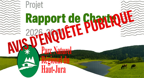 Enquete publique PNR Haut Jura