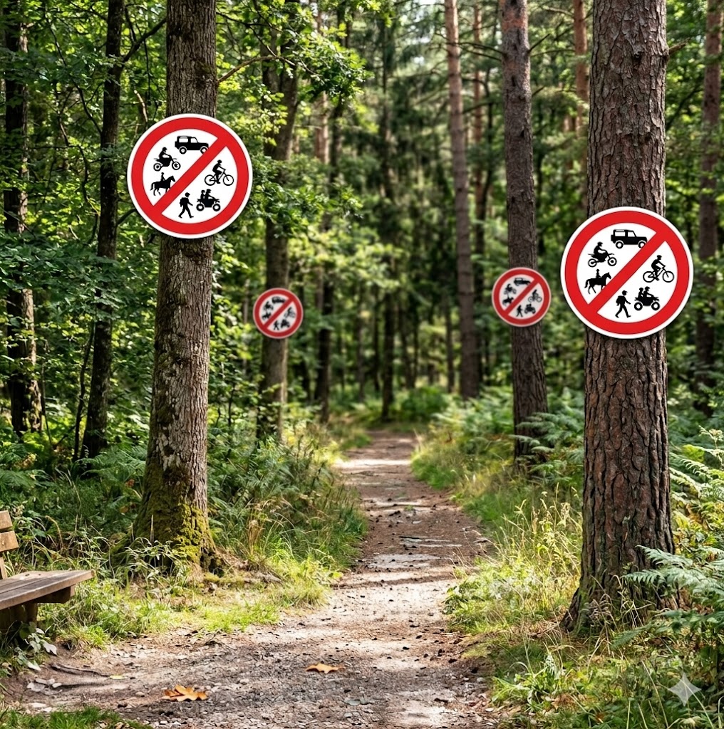 forêt interdite à tous