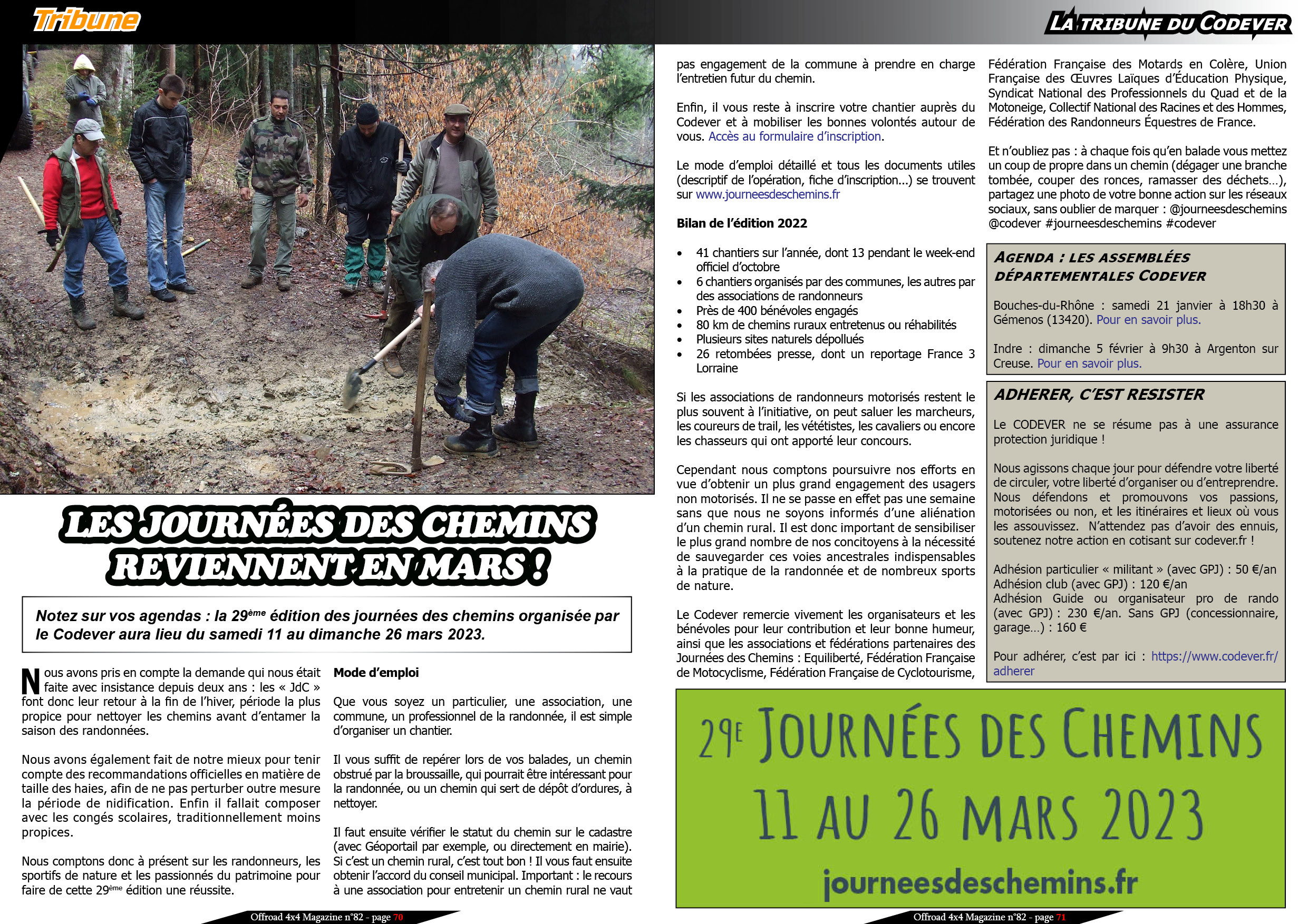 Codever - Dans OffRoad 4x4 Magazine n°82